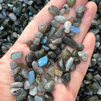 Grade A++ Semi Tumbled Gemstone Mini Chips 3 - 18 mm, Choose From 4 oz to 3 lbs