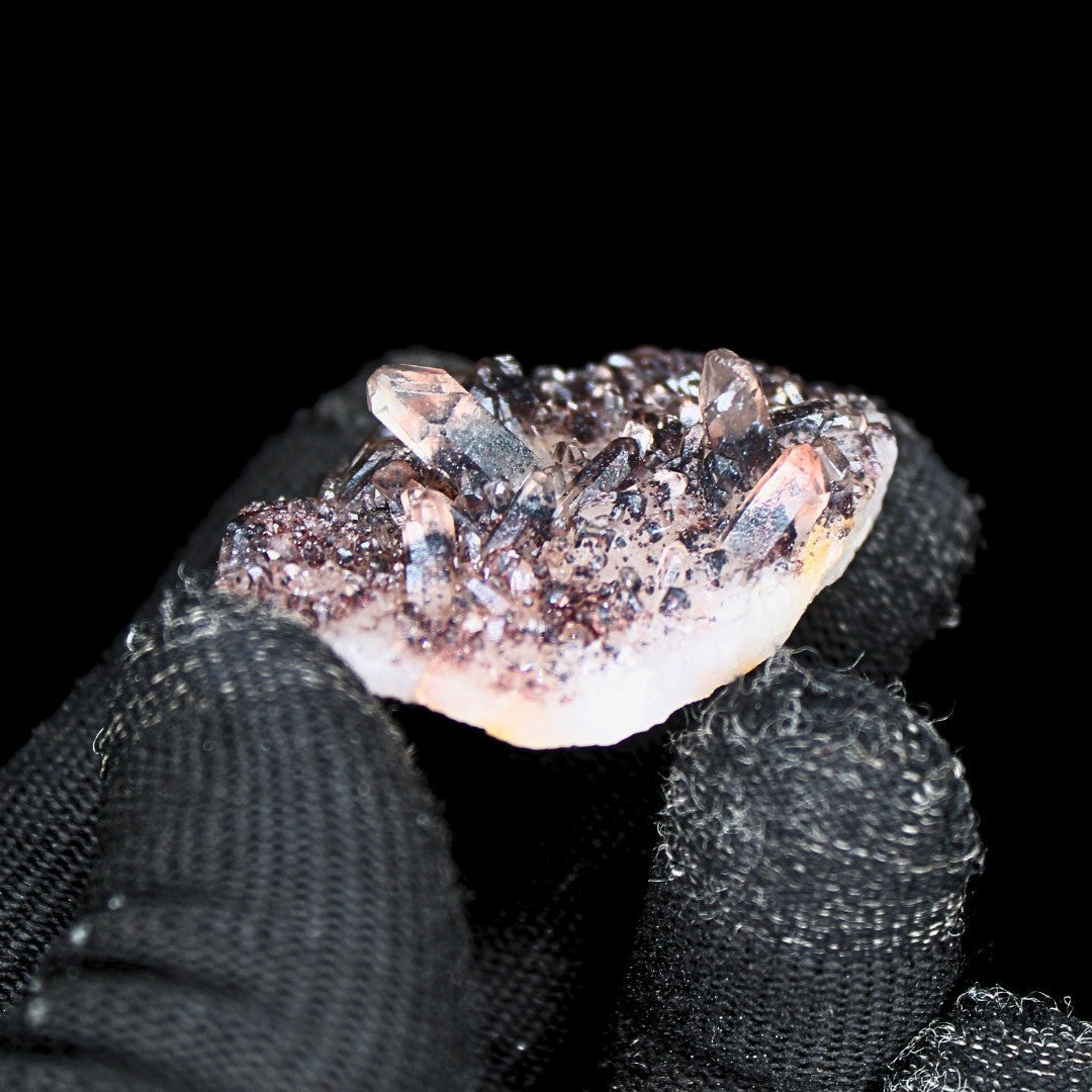 Mini Phantom Quartz 22g 4x3 cm Rare Natural Crystal for Display Shelf