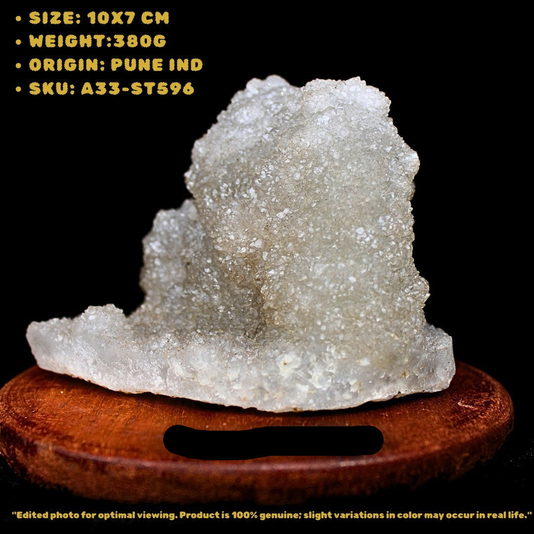 380g Rainbow Quartz Cluster Rare Mineral Specimen from India for Display