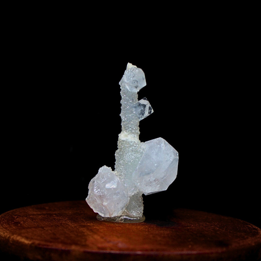 Bulk 16 Piece Natural Apophyllite Tips Pointed Cluster under 150g Wholesale lots