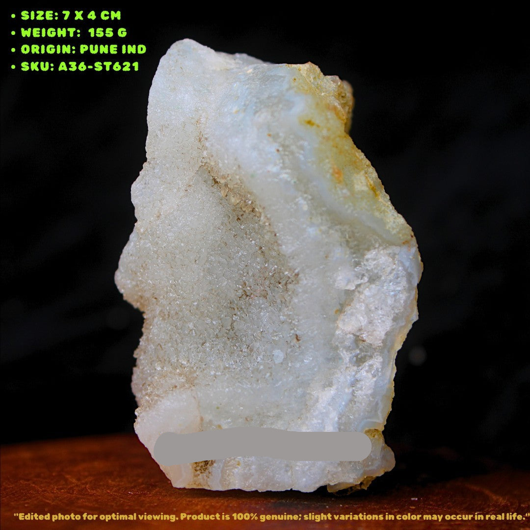 Apophyllite Crystal Cluster Natural Rare Mineral Specimen India 155g