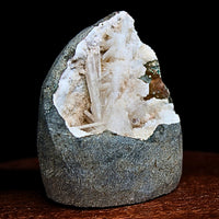 130g Scolecite Geode Natural Crystal Cluster Mineral Specimen 6x5cm India