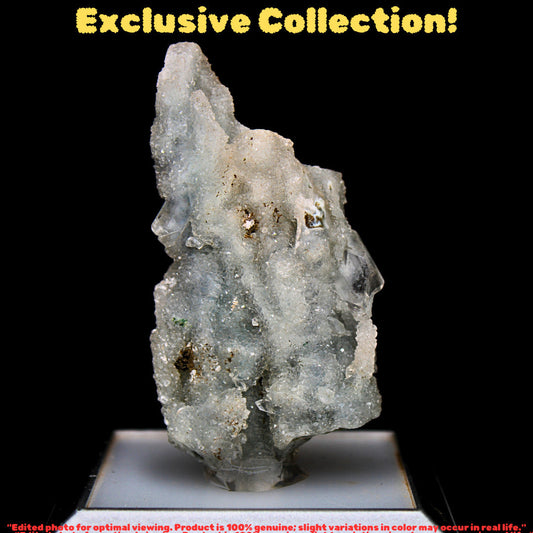 Natural Chalcedony 50g Rare Blue Crystal Mineral Specimen from India