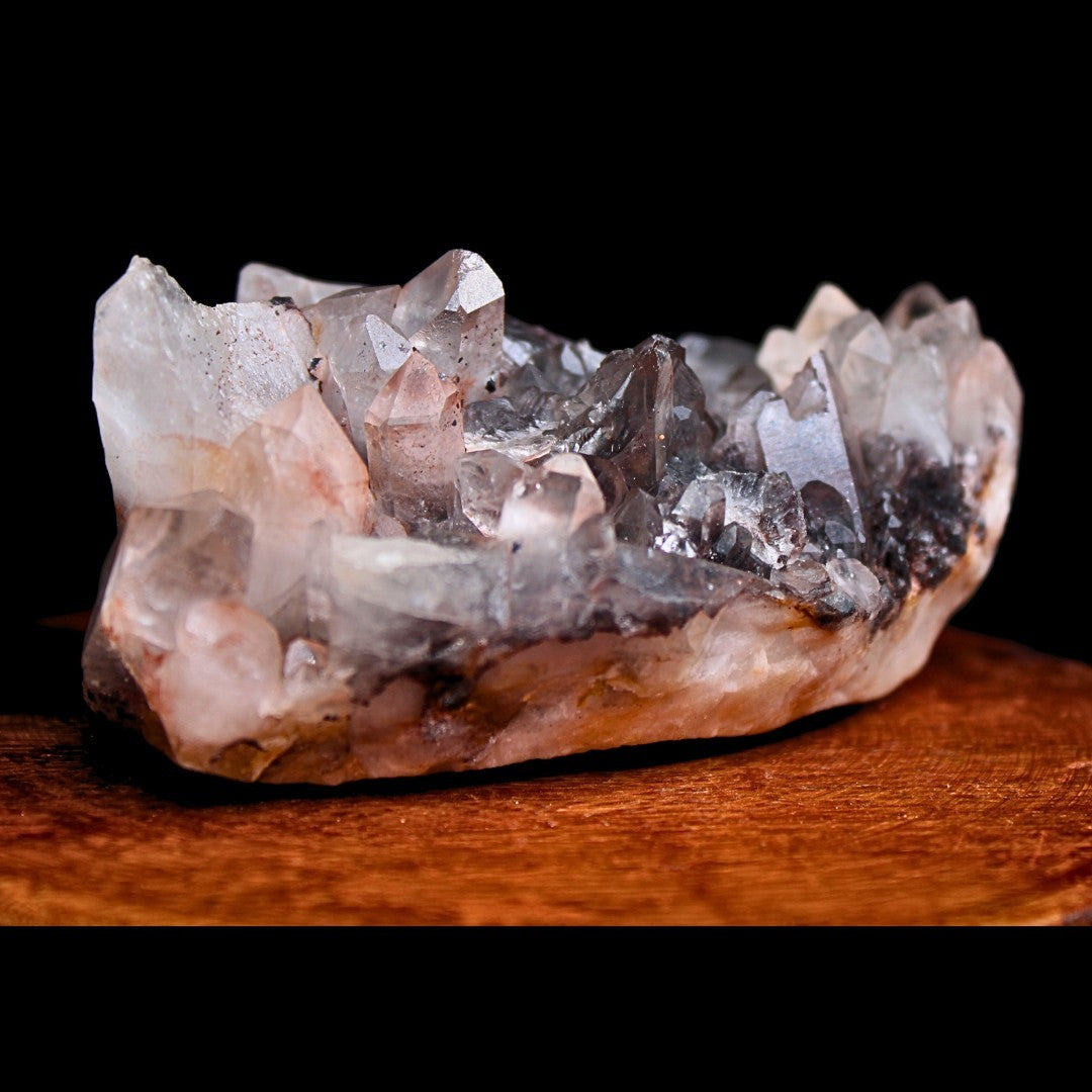 Phantom Quartz Crystal 224g 10x6 cm Raw Healing Stone Collector Mineral India