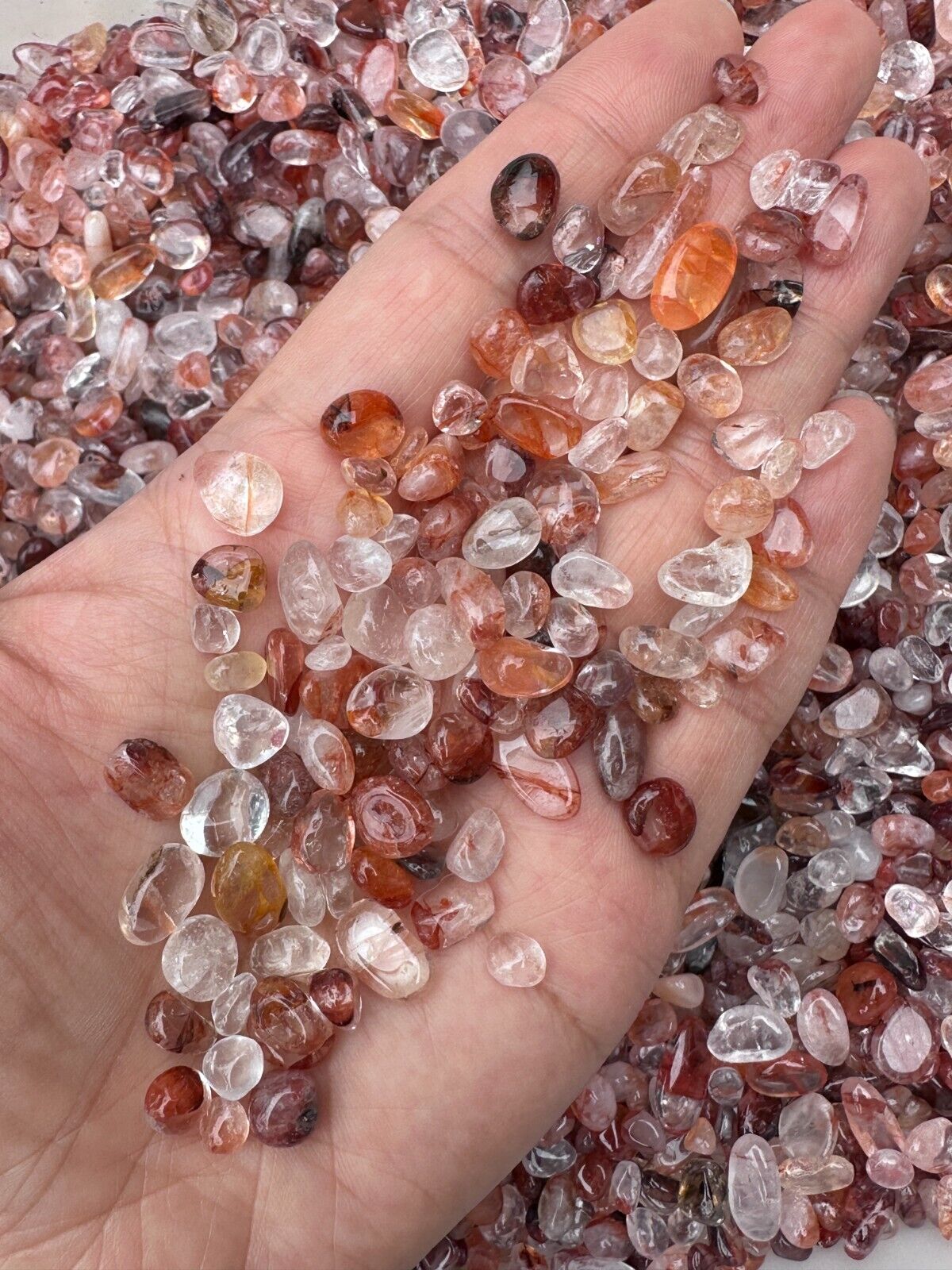 Grade A++ Semi Tumbled Gemstone Mini Chips 3 - 18 mm, Choose From 4 oz to 3 lbs