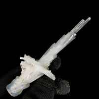 Natural Scolecite Cluster Stone 14g White Zeolite Mineral from India