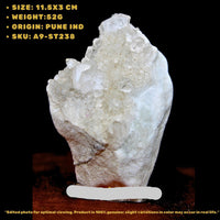 Rare Clear Quartz Cluster 52g | Himalayan Reiki Healing Crystal Stone