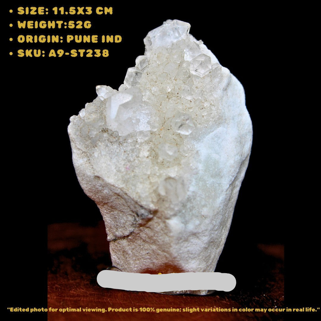 Rare Clear Quartz Cluster 52g | Himalayan Reiki Healing Crystal Stone