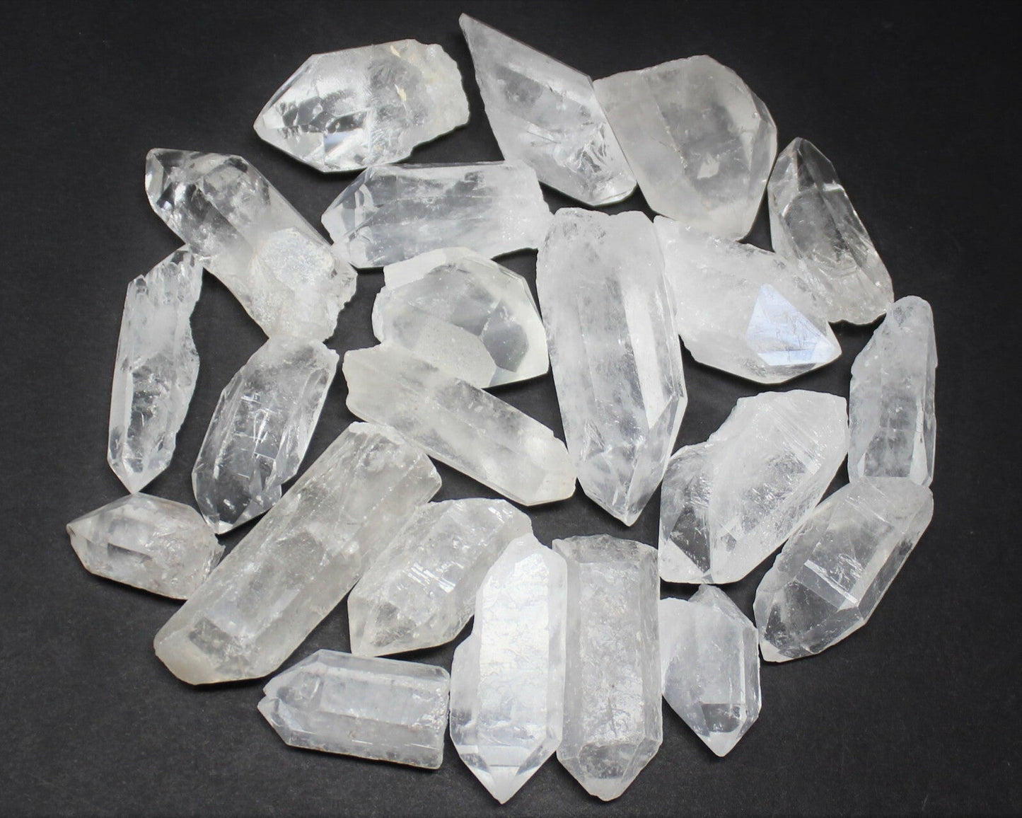 Wholesale Bulk Lot 2 lb Natural Clear Quartz Crystal Points Wand, AAA Quality