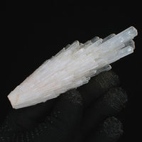 Natural Scolecite Crystal Cluster 58g White Zeolite Mineral Specimen India