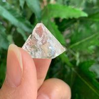 5 Pcs Small Apophyllite Tips, Apophyllite Point, Apophyllite Pyramid, Raw Stones