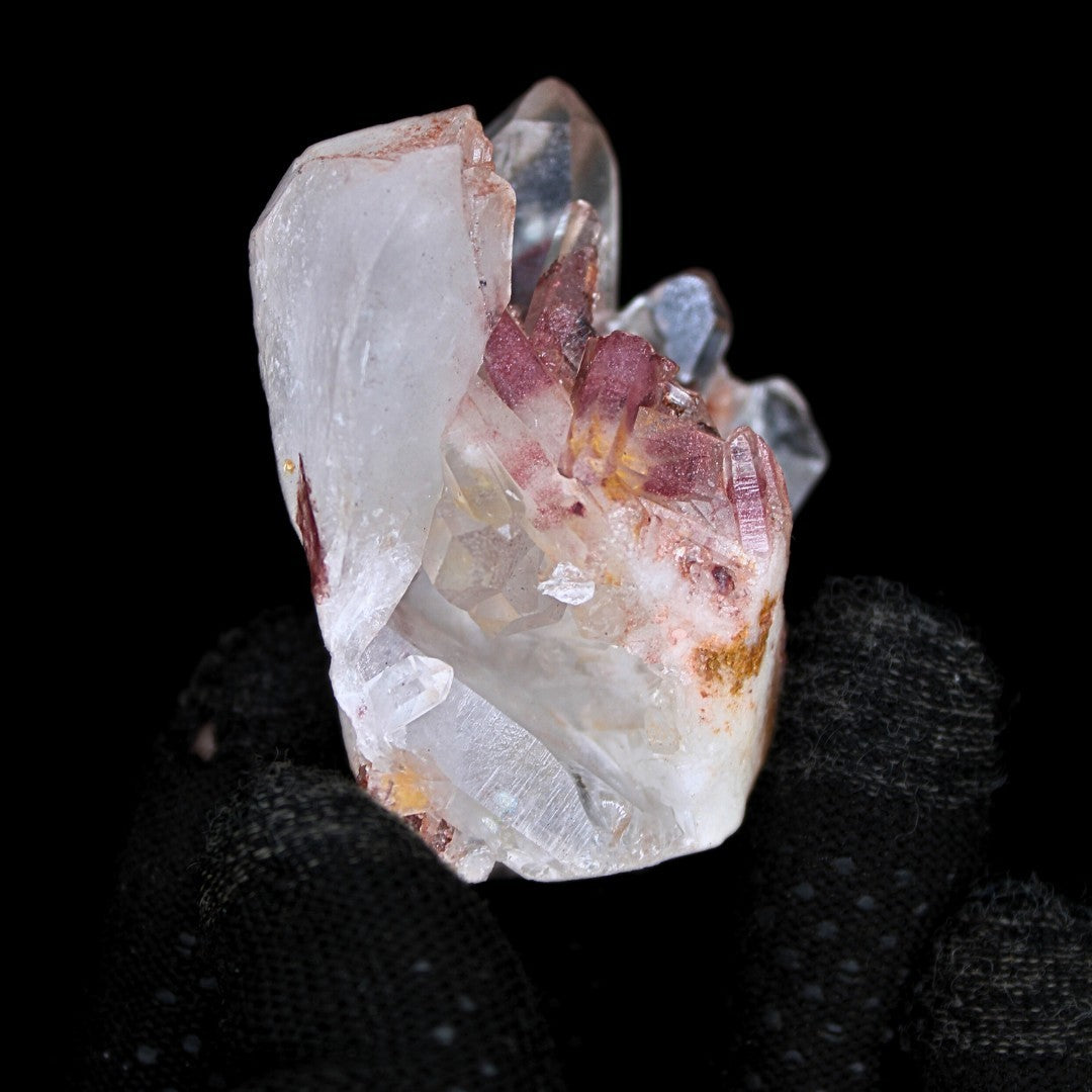 Natural Phantom Clear Quartz 86g Polished Point Cluster Crystal India