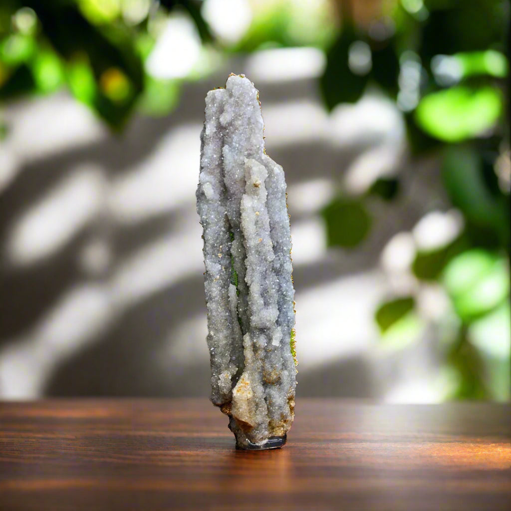 Rainbow Quartz Tower 225g Natural Crystal Point Collector Specimen India