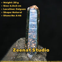 Black Himalayan Quartz Wand 20g 6.5x2cm Rare