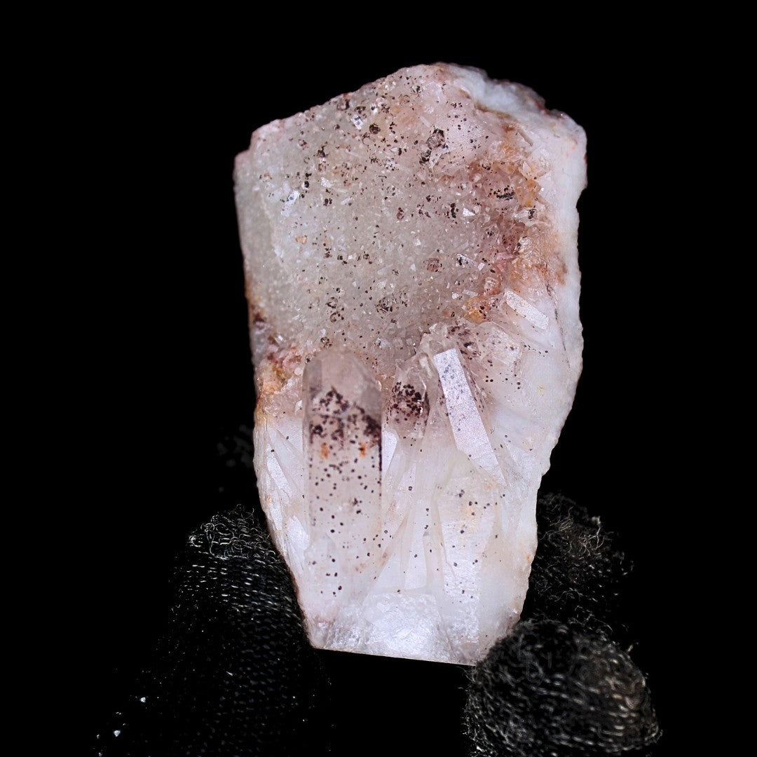 Phantom Quartz Crystal Cluster 75g 6x3 cm Natural Healing Stone from India