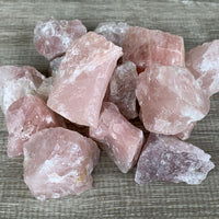 Natural Rough Rose Quartz Crystal Mineral, You Choose Amount