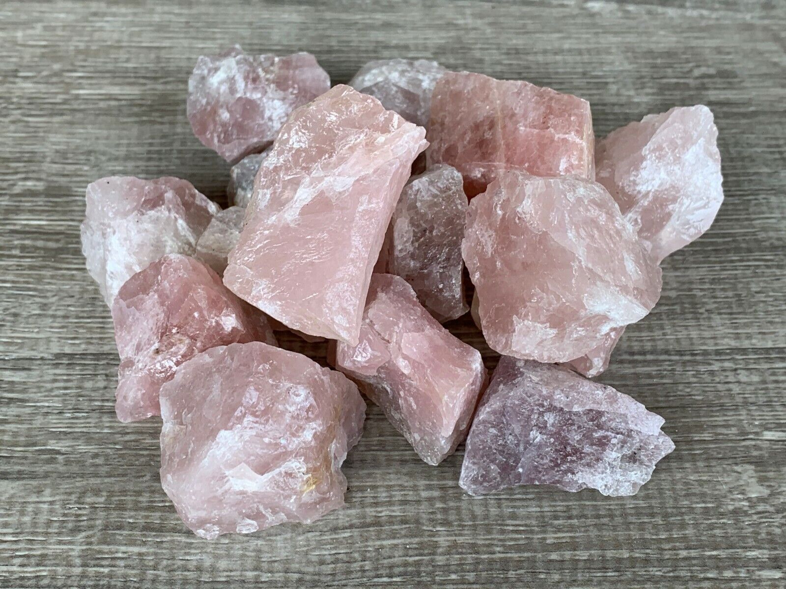 Natural Rough Rose Quartz Crystal Mineral, You Choose Amount