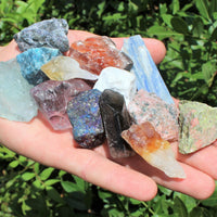 Bulk Mixed Crafters Collection: Gems Crystal Natural Rough Raw 1/2 lb Lot
