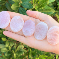 Natural Crystal Worry Stone: Choose Gemstone (Crystal Healing Pocket Stone)