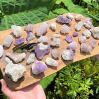 Spirit Quartz Clusters, Points & Pieces CLEARANCE Lots (Spirit Quartz Crystals)