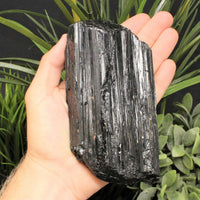JUMBO Black Tourmaline Rods Premium Rough Natural Crystal Logs