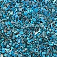 Grade A++ Apatite Semi Tumbled Gemstone Mini Chips 4 - 8 mm, Wholesale Bulk Lot