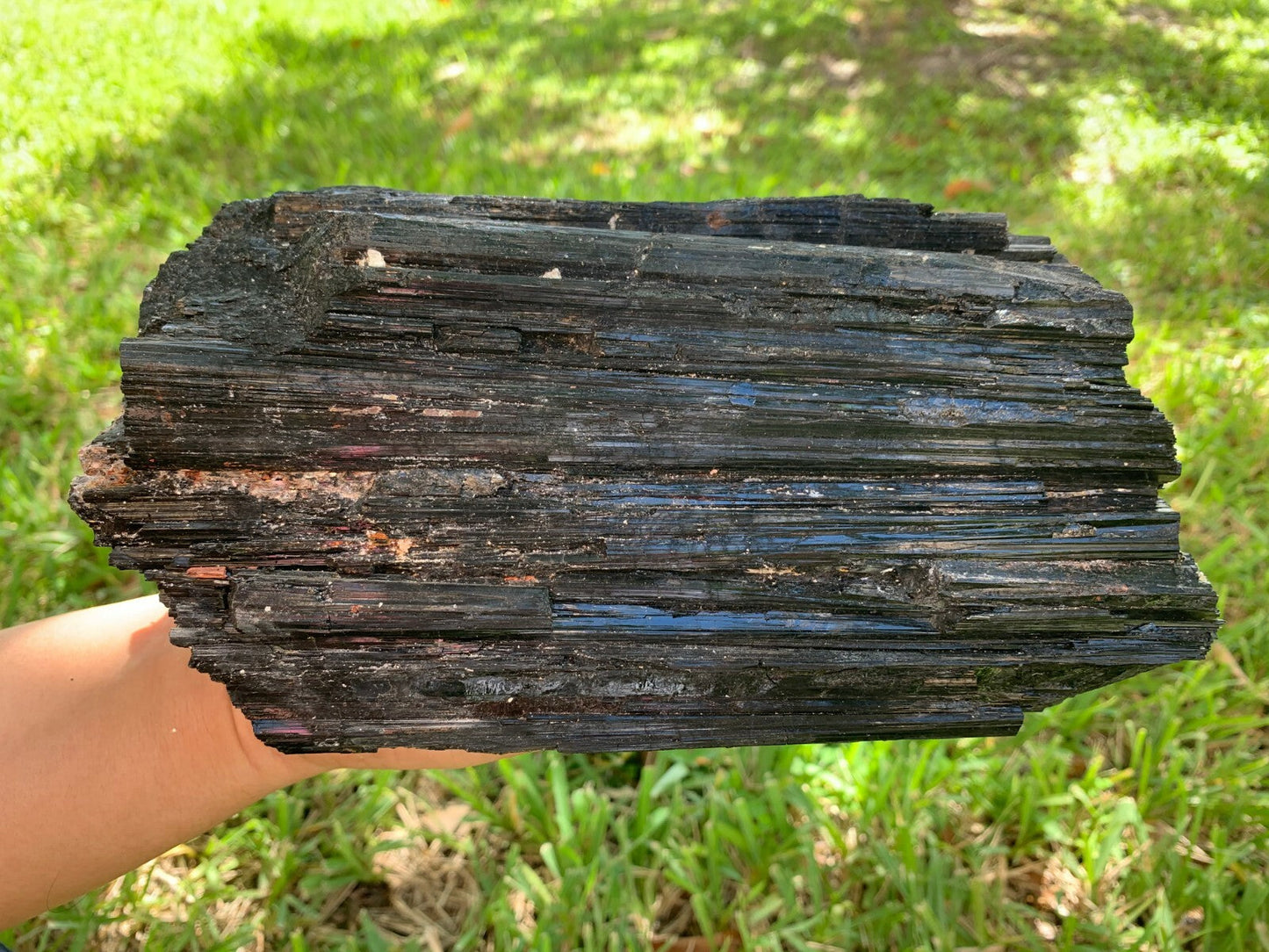 Extra Large Black Tourmaline Chunk / Rod / Log, Natural Rough Black Tourmaline