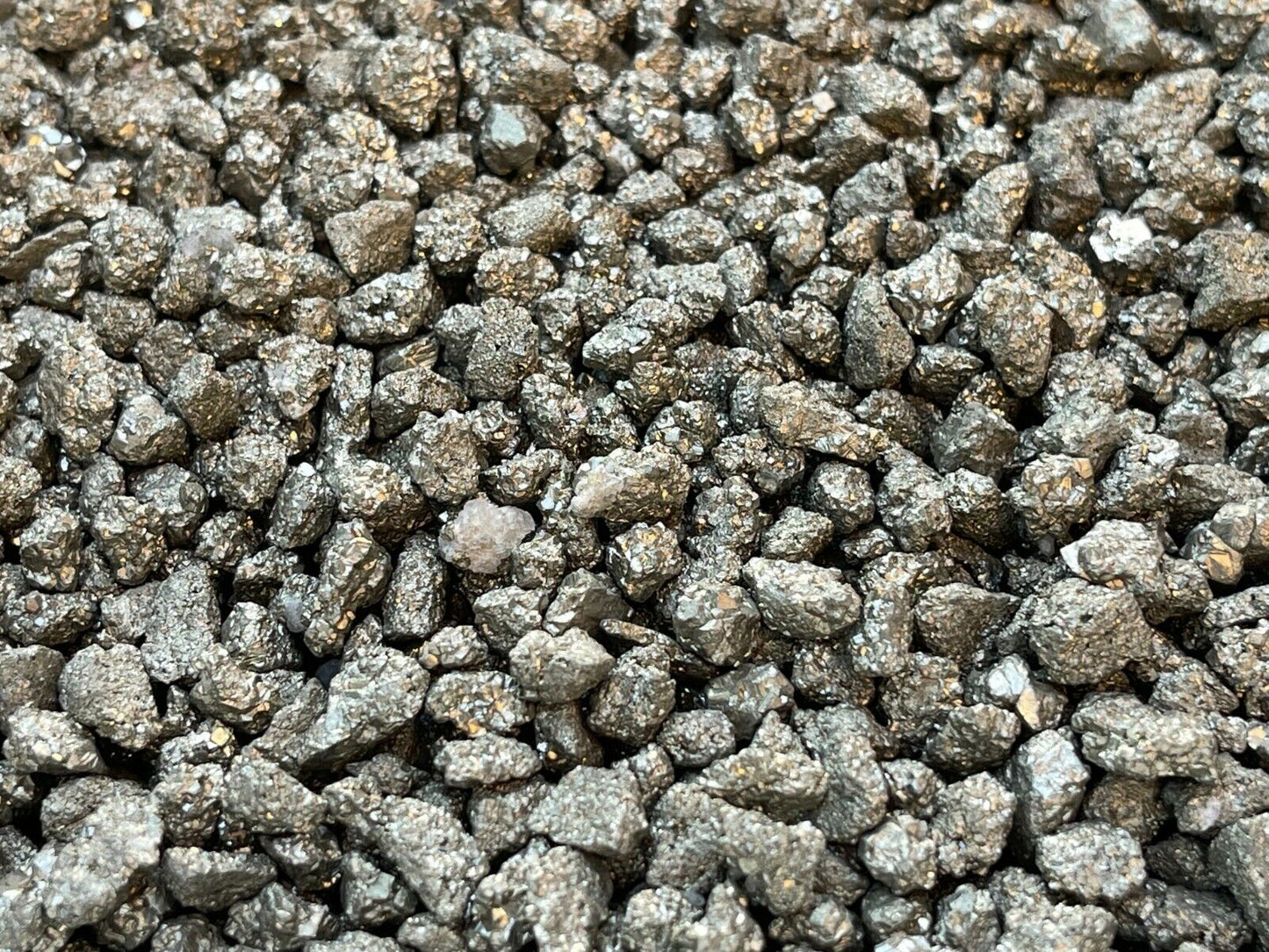 Grade A++ Pyrite Semi Rough Mini Chips 5 - 15 mm, Raw Pyrite, Wholesale Bulk Lot