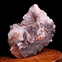 Red Phantom Quartz Crystal 328g 9x8 cm Raw Collector Mineral Cluster from India