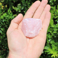 Rough Natural Rose Quartz Wholesale Bulk Lots, LARGE 2 - 3" Rose Quartz Crystals
