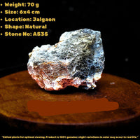 Calcite Rainbow Crystal 70g with Mordenite | Reiki Healing Stone 6x4cm