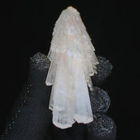 Natural Scolecite Crystal Cluster 58g White Zeolite Mineral Specimen India