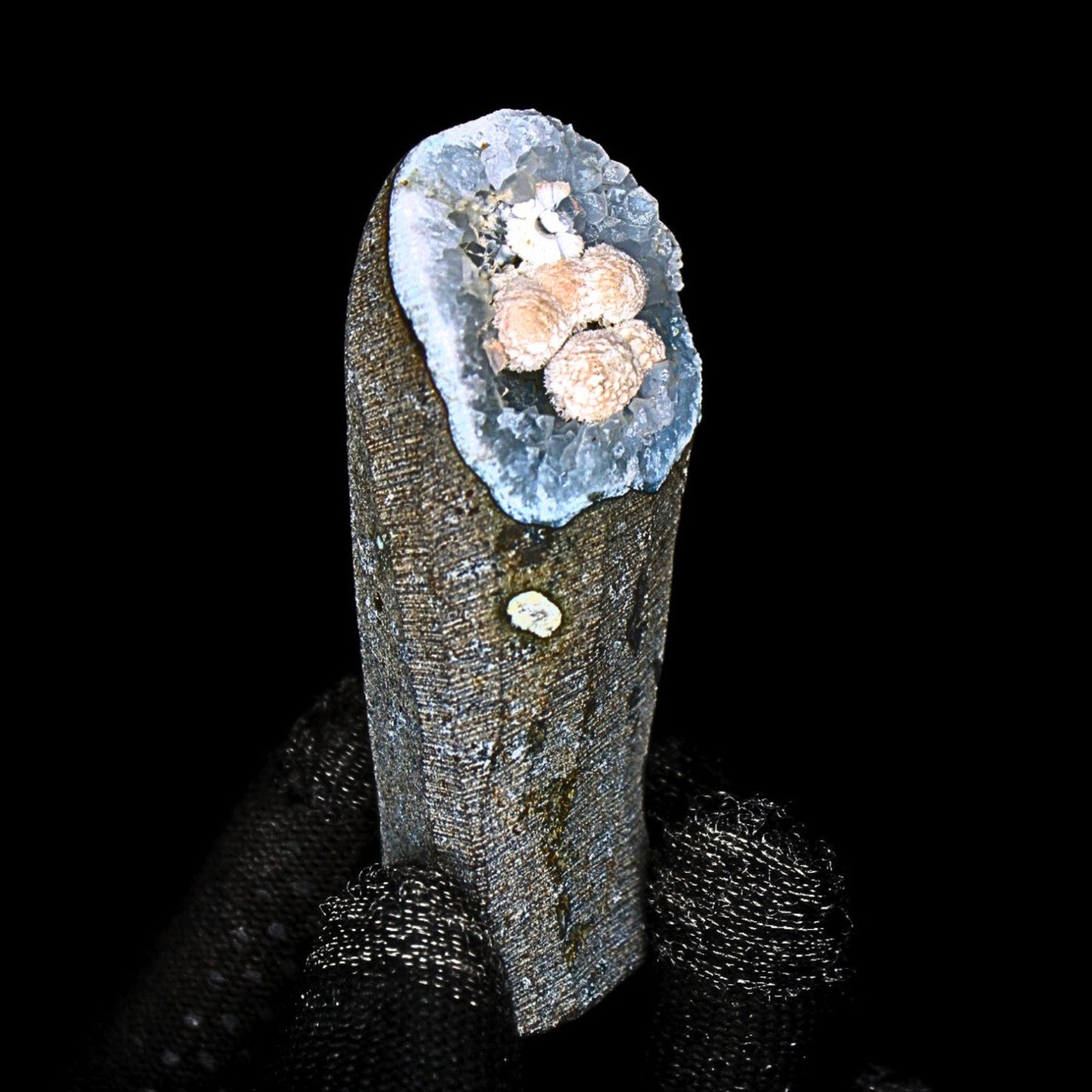 Natural MM Quartz Mordenite Geode 12g – Reiki Chakra Energy Healing Stone