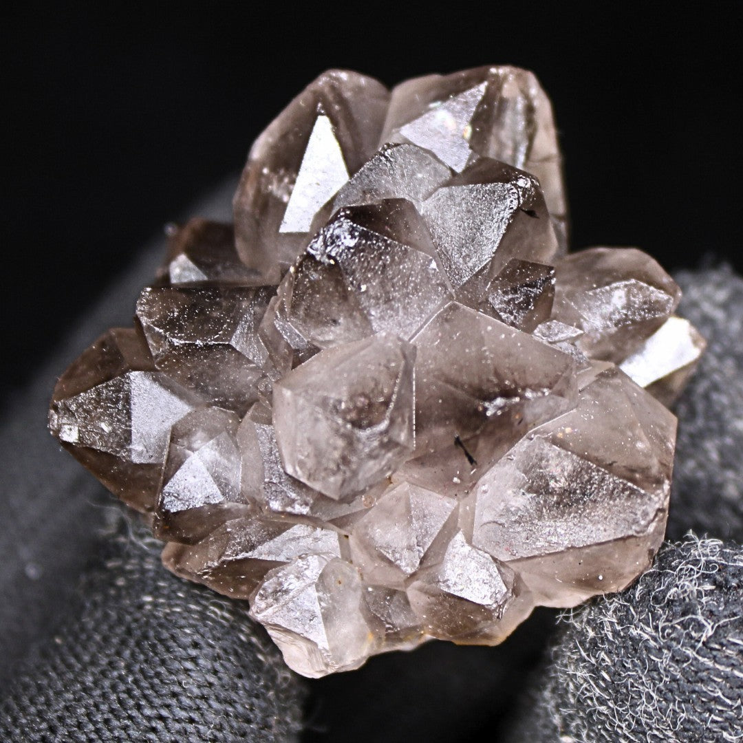 Rare Smokey Amethyst Flower Crystal Cluster 42g Collector Mineral Specimen