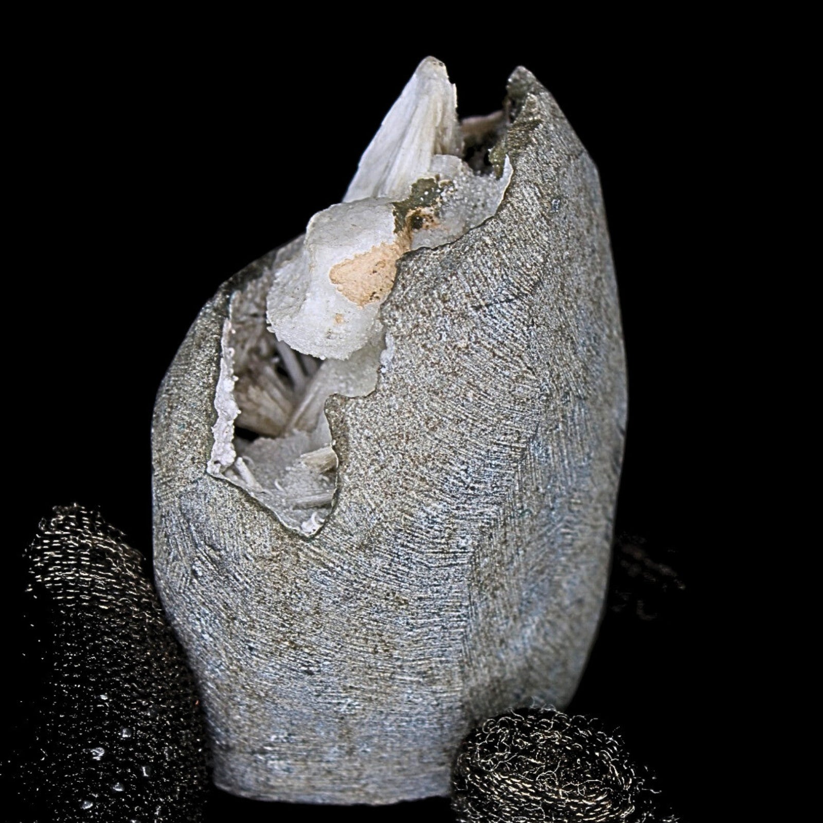 180g Scolecite Geode India Rare Needle Crystal Mineral Specimen