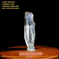 Natural Clear Quartz Point 46g | Energy Amplifier & Meditation Healing Crystal