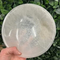 2.3", 3", 4", 6", 8" Selenite Bowl Selenite Crystal Bowl Cleaning Cleansing bowl