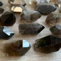 Natural Smoky Quartz Crystal Points, Raw Smoky Quartz Point, Wholesale Bulk Lot