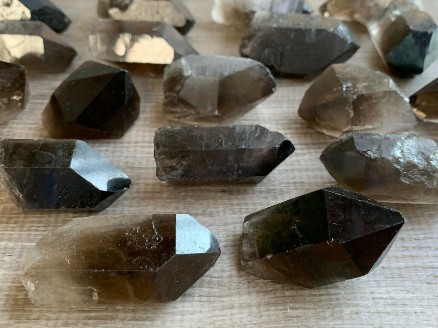 Natural Smoky Quartz Crystal Points, Raw Smoky Quartz Point, Wholesale Bulk Lot