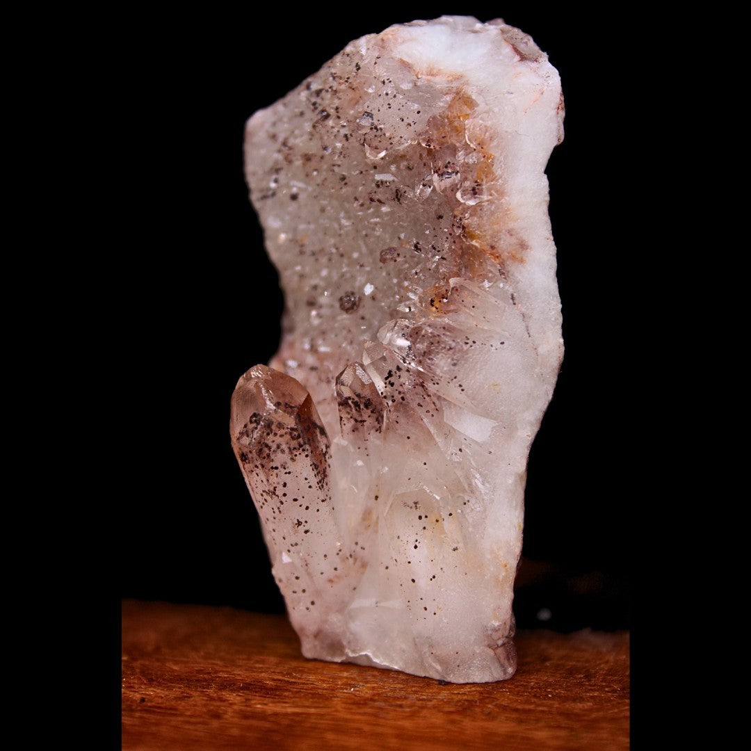Phantom Quartz Crystal Cluster 75g 6x3 cm Natural Healing Stone from India