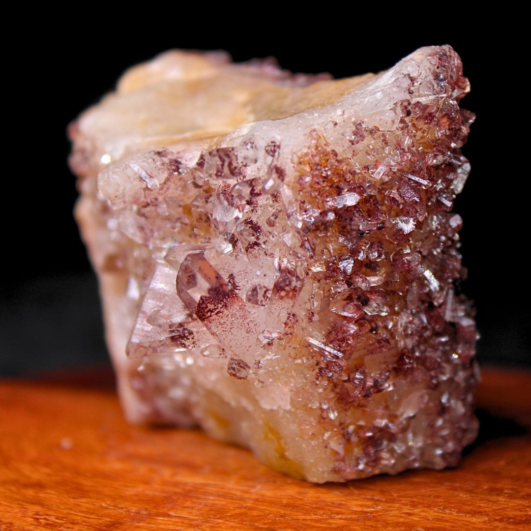 Natural Phantom Clear Quartz Crystal 168g | 6x5 cm | Rare Healing Cluster Stone