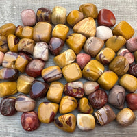 1/2 Lb Lot Tumbled Stones, 0.75-1.25" Crystal Healing Stones, Choose Stone Type