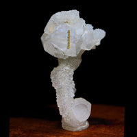 Apophyllite Shiny Crystal Cluster Tower 7cm 160g Rare Luster Mining Specimen Ind