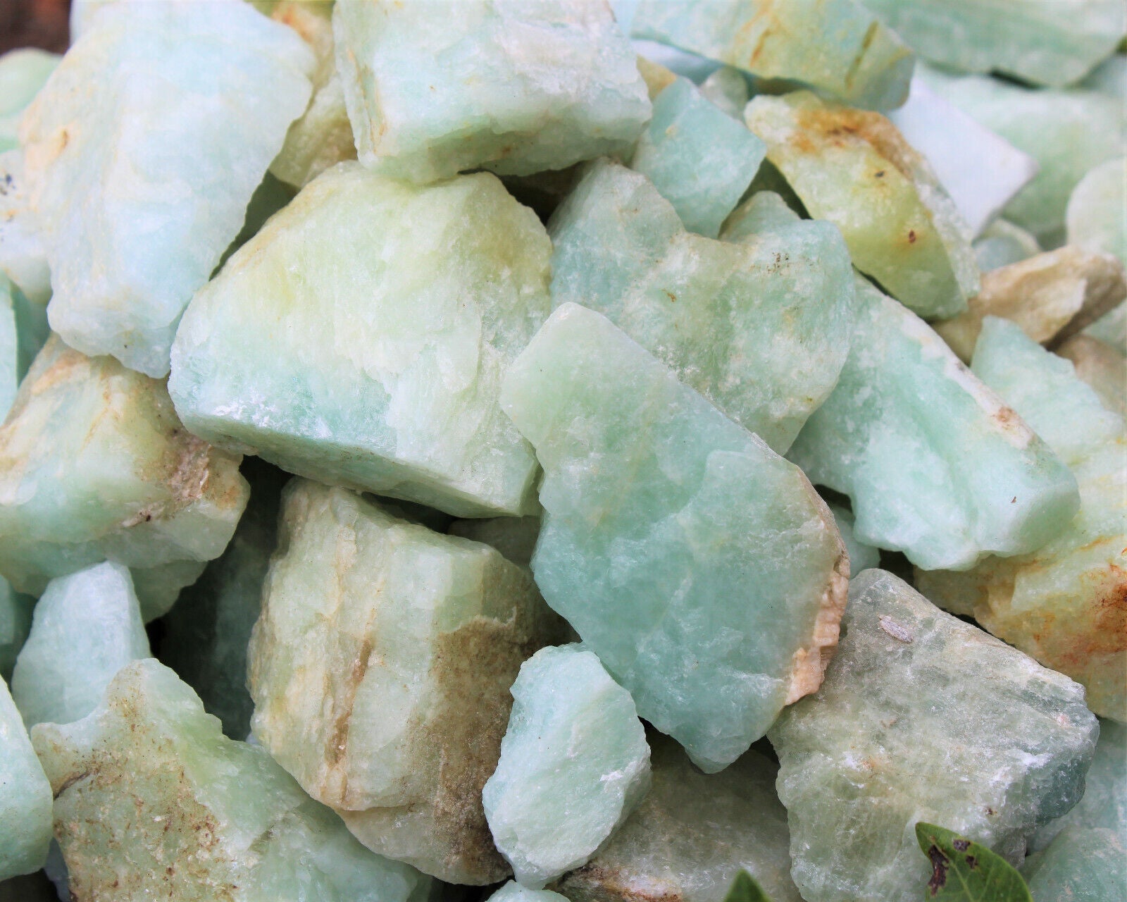 LARGE Rough Aquamarine Natural Chunk, 2" - 3" (Raw Aquamarine, JUMBO)