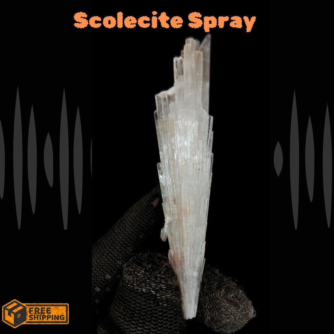 16g Scolecite Healing Cluster Natural Crystal for Meditation & Energy Balance