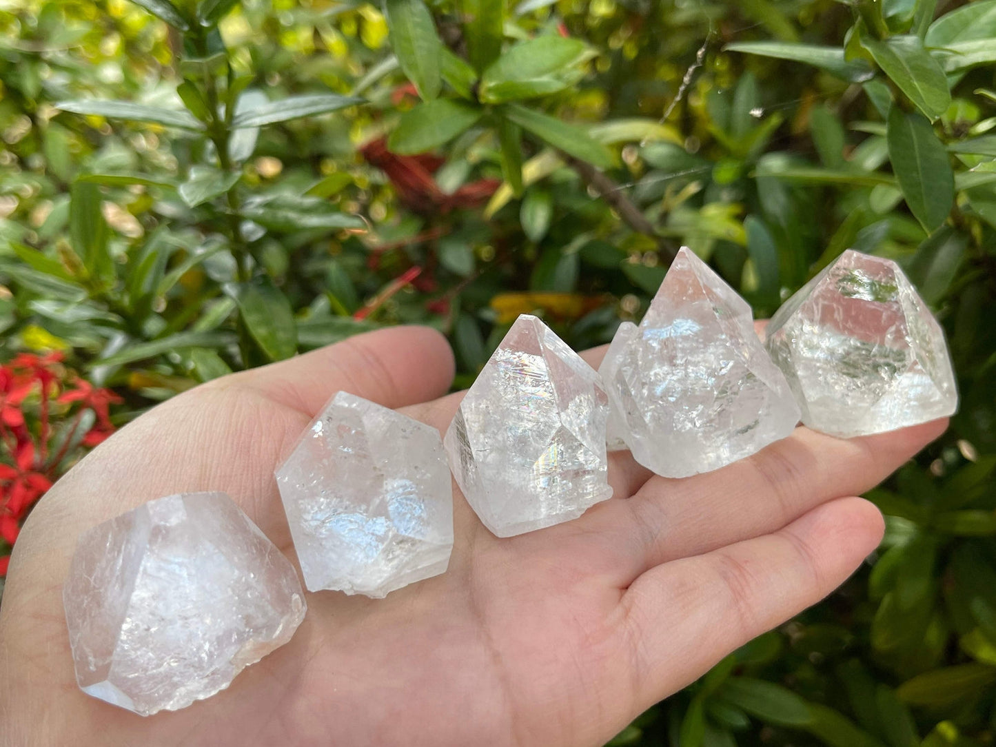 Large Apophyllite Tips & Points – Natural Apophyllite Pyramids Small - large (3g - 90g)