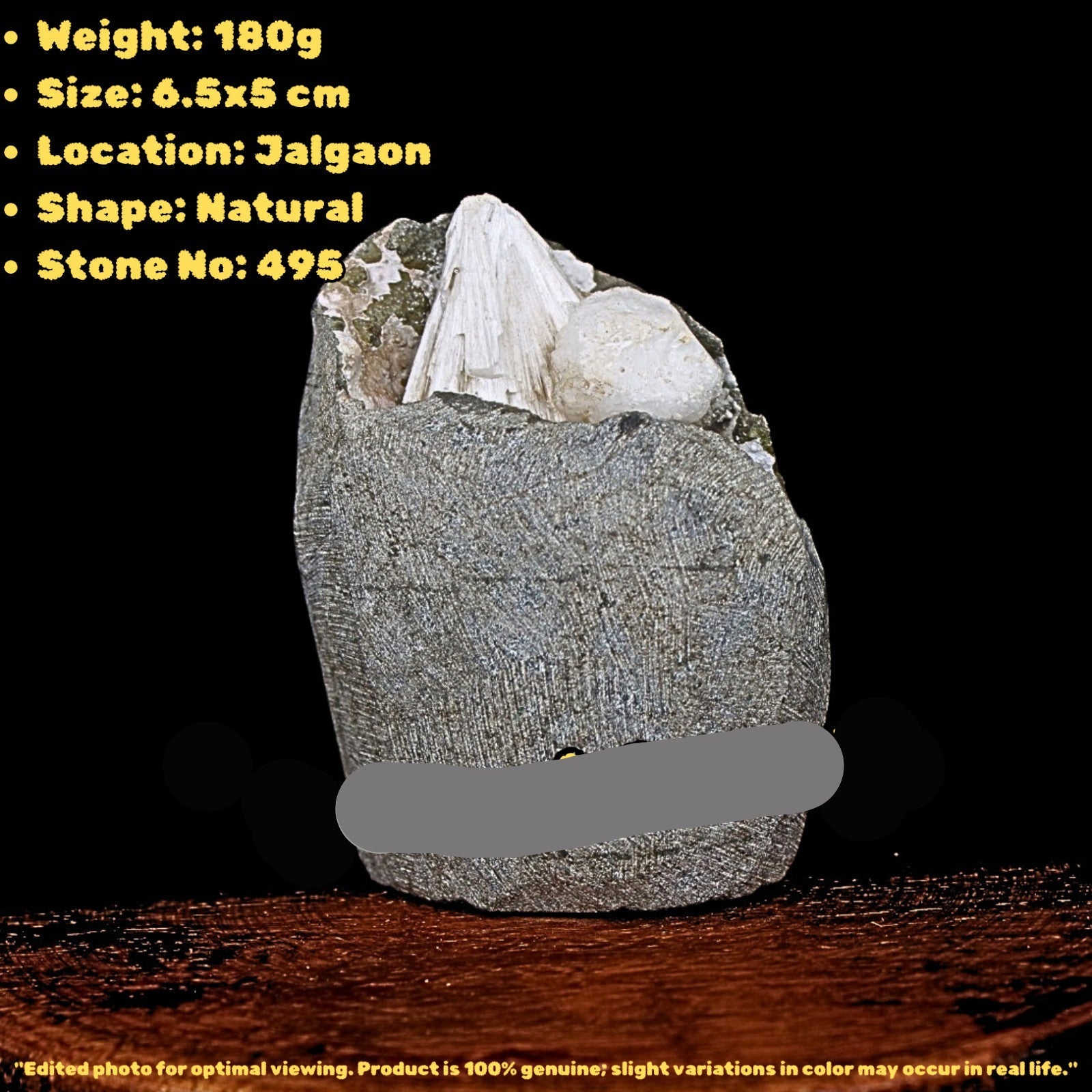 180g Scolecite Geode India Rare Needle Crystal Mineral Specimen