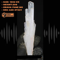 Natural Scolecite Cluster 20g Raw White Zeolite Mineral from India