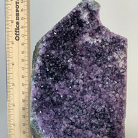 Amethyst Cluster, Amethyst Geode From Uruguay Cut Base, Pick a Size