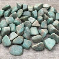 1/2 Lb Lot Tumbled Stones, 0.75-1.25" Crystal Healing Stones, Choose Stone Type